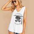 Certified Graduate Vintage Mortarboard Graduation Women's V-Neck Tank Top
