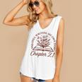 Chapter 21 Book Readers Flower Lovers 21st Birthday Girls Women's V-Neck Tank Top Chapter 21 Book Readers Flower Lovers 21st Birthday Girls Women's V-Neck Tank Top