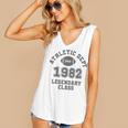 Class Of 1982 Graduation Yr High School Pride Vintage Retro Women's V-Neck Tank Top