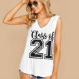 Class Of 2021 Senior 21 Cool Graduation Women's V-Neck Tank Top