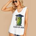 Class Of 2026 Graduation Pickle Trendy Graduate Humor Women's V-Neck Tank Top
