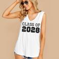 Class Of 2028 Future Graduation Vintage T-Shirt Women's V-Neck Tank Top