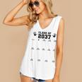 Class Of 2037 Handprint Grow With Me Pre-k Graduation Women's V-Neck Tank Top