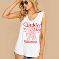 Clickin' Since The 90s Retro Computer Nostalgia Women's V-Neck Tank Top