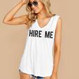College Graduation Hire Me Women's V-Neck Tank Top