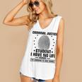 Criminal Justice School Degree Graduation Day Student Women's V-Neck Tank Top