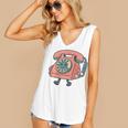 Dial It Back Retro Tech Nostalgia Vintage Premium Tri-Blend Women's V-Neck Tank Top