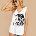 DNP Doctor MSN BSN DNP Nurse DNP Degree Graduation Women's V-Neck Tank Top