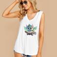 Easily Distracted By Dragon And Books Introvert Shirt Women's V-Neck Tank Top Easily Distracted By Dragon And Books Introvert Shirt Women's V-Neck Tank Top