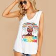 Education Is Freedom Afro Books Women's V-Neck Tank Top