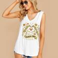 Elder Emo Club Skeleton Hands Heart Nostalgia Women's V-Neck Tank Top