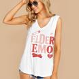 Elder Emo Retro Punk Typography Nostalgia Women's V-Neck Tank Top