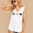 Everything a Girl Needs Books Coffee Jesus Women's V-Neck Tank Top