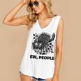 Ew People Introvert Cat Lover Crazy Cats Lady Women's V-Neck Tank Top Ew People Introvert Cat Lover Crazy Cats Lady Women's V-Neck Tank Top