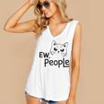 Ew People Introverts Stay Home Socially Awkward Women's V-Neck Tank Top Ew People Introverts Stay Home Socially Awkward Women's V-Neck Tank Top