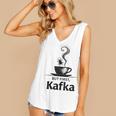 But First Kafka Coffee For Literature & Book Lovers Women's V-Neck Tank Top