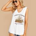Forget Flowers Buy Me Books Book Lover Women's V-Neck Tank Top Forget Flowers Buy Me Books Book Lover Women's V-Neck Tank Top
