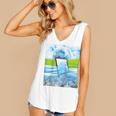 Frutiger Aero Aesthetic Tech Water Fishes Monitor Screen Raglan Baseball Tee Women's V-Neck Tank Top Frutiger Aero Aesthetic Tech Water Fishes Monitor Screen Raglan Baseball Tee Women's V-Neck Tank Top
