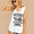 Funny Fathers Day Funny Please Be Patient I'm From The 1900s Women's V-Neck Tank Top