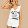 GIVE ME Space I'm Reading Kids Astronaut Book Reader Meme Premium Tri-Blend Women's V-Neck Tank Top