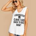 Can I Go Back To Bed Graduation 2021 Women's V-Neck Tank Top