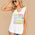 Goodbye 1st Grade To 2nd But First Summer Graduation Women's V-Neck Tank Top
