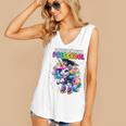 Graduation Preschool Unicorn Roller Skate Girls Pre-K Grad Women's V-Neck Tank Top