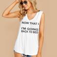 Graduation Shirt Now That I Graduated I'm Going Back To Bed Women's V-Neck Tank Top