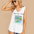 Grass Fun UI UX Er Computer Retro Fish Frutiger Aero Premium Tri-Blend Women's V-Neck Tank Top