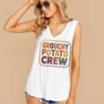 Grouchy Potato Crew Introvert Sarcasm Premium Tri-Blend Women's V-Neck Tank Top Grouchy Potato Crew Introvert Sarcasm Premium Tri-Blend Women's V-Neck Tank Top