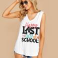 Happy Last Day Of School Kids Teacher Student Graduation Women's V-Neck Tank Top