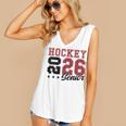 Hockey Senior Night Hockey Senior 2026 Graduation 59 Women's V-Neck Tank Top