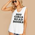 Hot Girls Read Books Lover Bookworm Librarian Book Reading Women's V-Neck Tank Top Hot Girls Read Books Lover Bookworm Librarian Book Reading Women's V-Neck Tank Top
