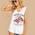 Hotrod Rebel Automotive Nostalgia Old Car Distressed Premium Tri-Blend Women's V-Neck Tank Top