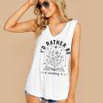 I’d Rather Be Reading Minimal Book Lover Arch Women's V-Neck Tank Top