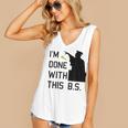 I'm Done With This BS College Graduation Shirt Women's V-Neck Tank Top