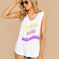 I'm Just Social Distancing Introvert Funny Women's V-Neck Tank Top