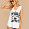 Instant Writer Just Add Coffee Author Book Writing Books Women's V-Neck Tank Top