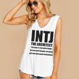 INTJ Architect Personality Introvert Sarcastic Women's V-Neck Tank Top INTJ Architect Personality Introvert Sarcastic Women's V-Neck Tank Top
