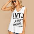 INTJ Rules Architect Personality Type Introvert Women's V-Neck Tank Top INTJ Rules Architect Personality Type Introvert Women's V-Neck Tank Top