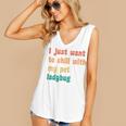 Introvert Pet Ladybug Mom Women's V-Neck Tank Top Introvert Pet Ladybug Mom Women's V-Neck Tank Top