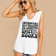 Introvert But Willing To Discuss Spicy Books Women's V-Neck Tank Top