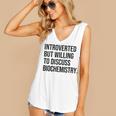 Introverted Biochemist Biochemistry Introvert Women's V-Neck Tank Top Introverted Biochemist Biochemistry Introvert Women's V-Neck Tank Top
