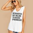 Introverted Epidemiologist Epidemiology Introvert Women's V-Neck Tank Top Introverted Epidemiologist Epidemiology Introvert Women's V-Neck Tank Top