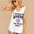 Introverted Sarcastic Humor Antisocial Introvert Women's V-Neck Tank Top Introverted Sarcastic Humor Antisocial Introvert Women's V-Neck Tank Top