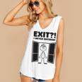 Irony Sarcasm Introvert Dry Humor Cartoon Comic Geek Nerd Women's V-Neck Tank Top Irony Sarcasm Introvert Dry Humor Cartoon Comic Geek Nerd Women's V-Neck Tank Top