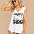 It's Way Too Peopley Outside Anti Social Introvert Women's V-Neck Tank Top It's Way Too Peopley Outside Anti Social Introvert Women's V-Neck Tank Top