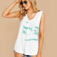 It's Way Too Peopley Outside Introvert Sarcastic Humor Women's V-Neck Tank Top