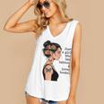 Just a Girl Who Has Tattoos And Love Books Tattooed Inked Women's V-Neck Tank Top