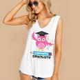 Kindergarten Graduation Tee Shirt Pink Owl T-Shir Women's V-Neck Tank Top